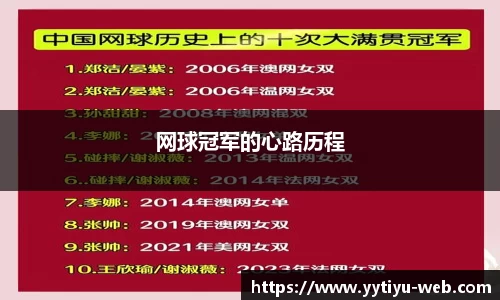 网球冠军的心路历程